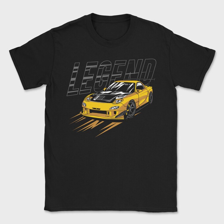 Legend Rx 7, Tricou Barbati (Unisex)