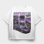 Drifting Is Not a Crime, Tricou Oversize Barbati (Unisex)