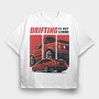 Drifting Is Not a Crime Trunero, Tricou Oversize Barbati (Unisex)