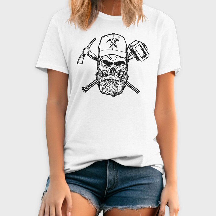 Skull Hammer, Tricou Barbati (Unisex)