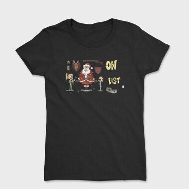 Santas Naughty List, Tricou Femei