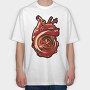 TURBO HEARTS, Tricou Oversize Barbati (Unisex)