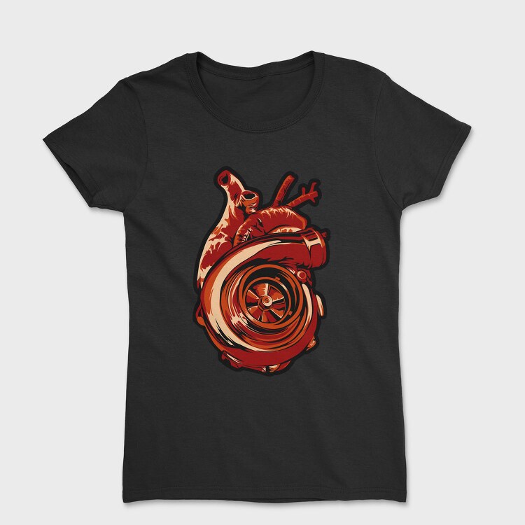 TURBO HEARTS, Tricou Femei
