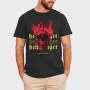 Skull Hell Fire, Tricou Barbati (Unisex)