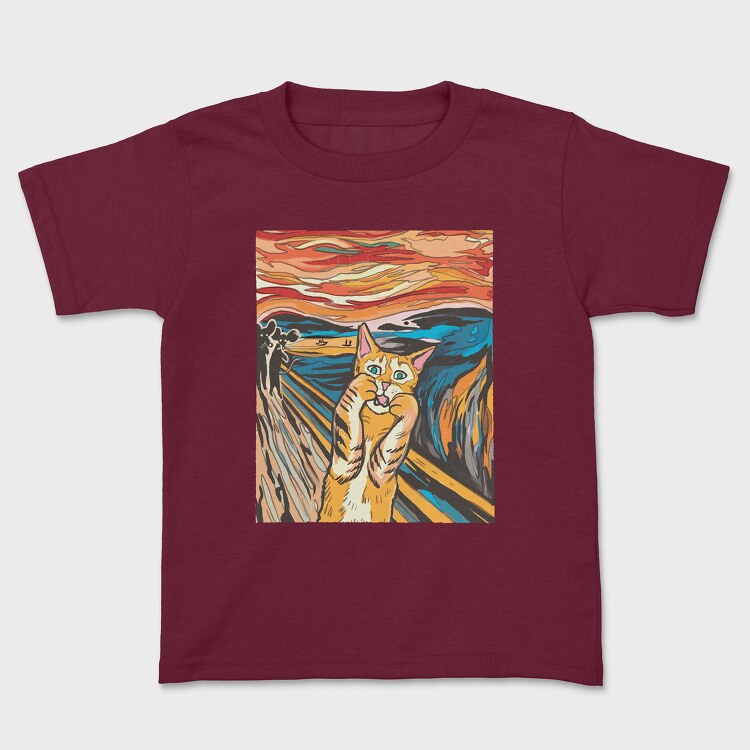 Cat Munch Scream, Tricou Copii