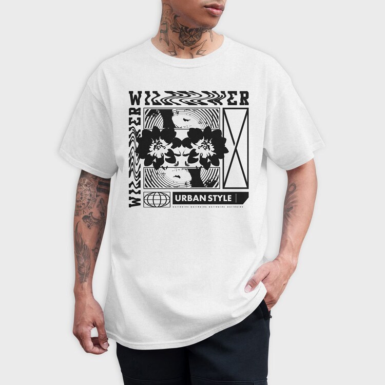 Flower 1, Tricou Barbati (Unisex)