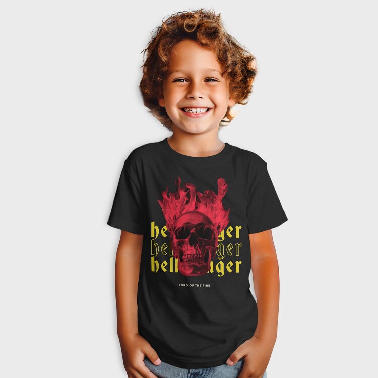 Skull Hell Fire, Tricou Copii