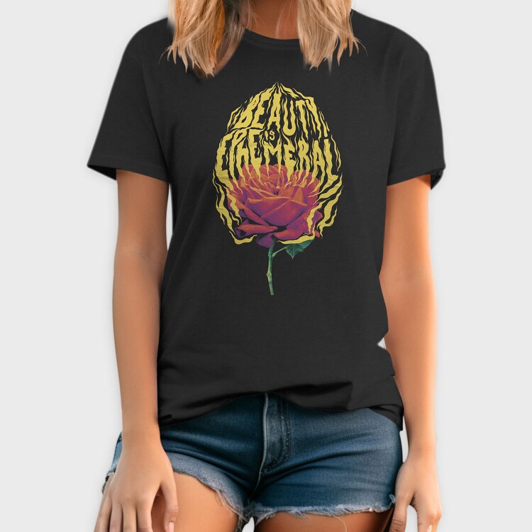 Fire Beauty Is Ephemeral, Tricou Barbati (Unisex)