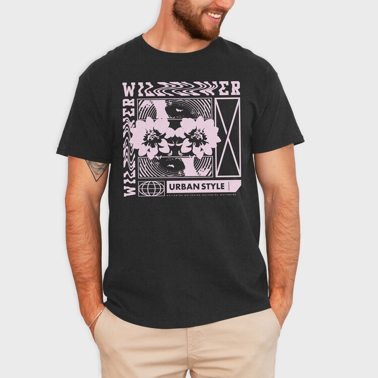 Flower 2, Tricou Barbati (Unisex)