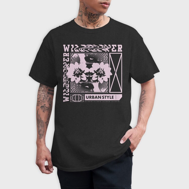 Flower 2, Tricou Barbati (Unisex)