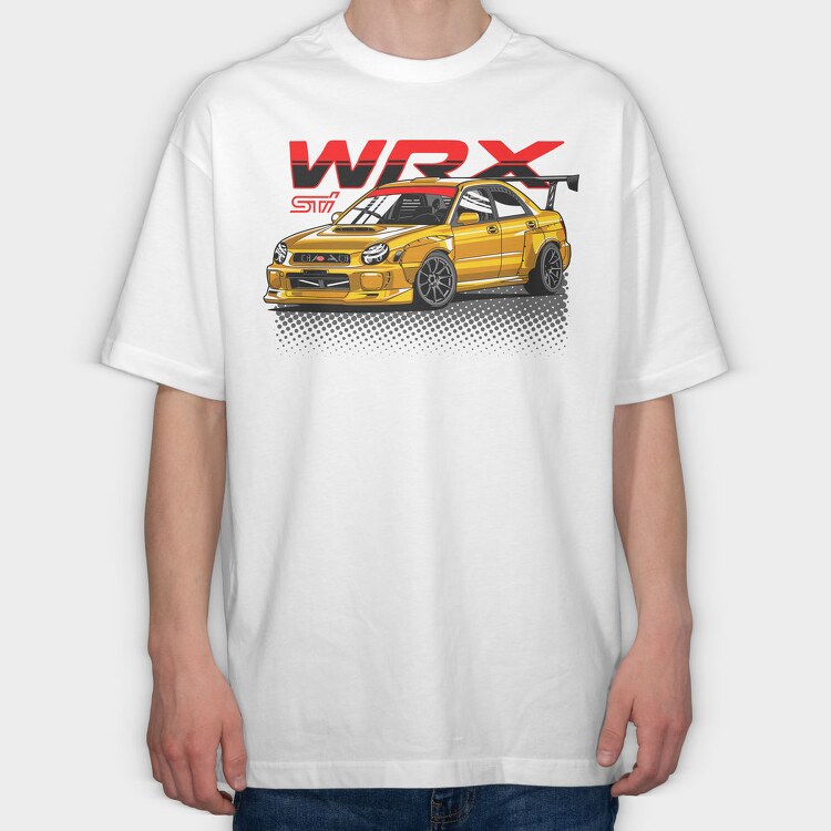 WRX STI Bugeye, Tricou Oversize Barbati (Unisex)