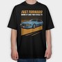 Toyota Supra MK2, Tricou Oversize Barbati (Unisex)