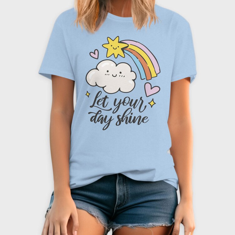 Let Your Day Shine, Tricou Barbati (Unisex)