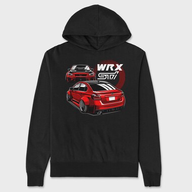 WRX STI Raptor Eye, Hanorac Oversize Barbati (Unisex)