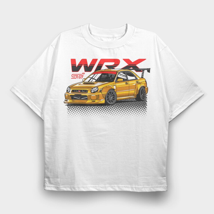 WRX STI Bugeye, Tricou Oversize Barbati (Unisex)