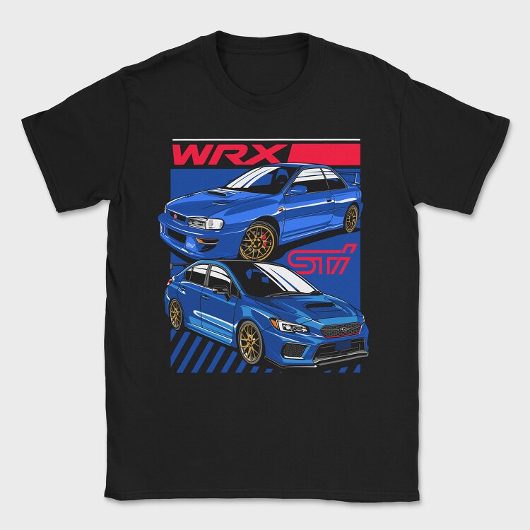 WRX STI 2, Tricou Barbati (Unisex)