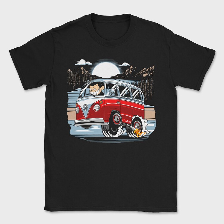 VW Kombi, Tricou Barbati (Unisex)