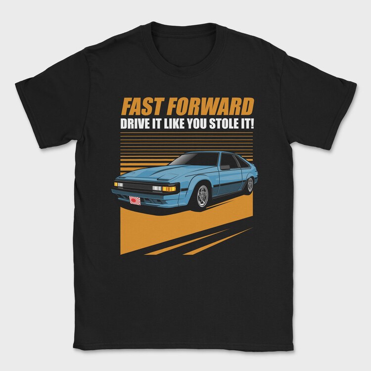 Toyota Supra MK2, Tricou Barbati (Unisex)