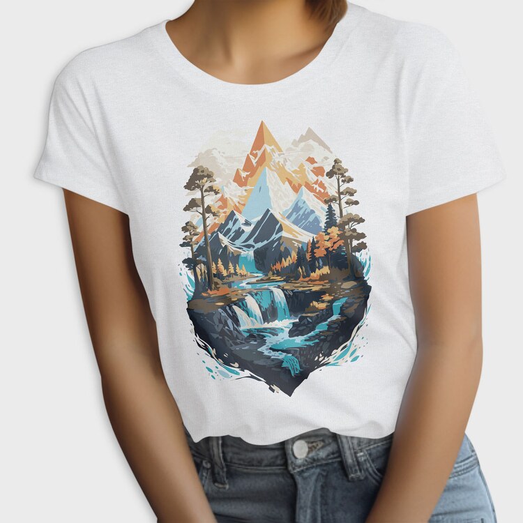 Landscape Winter, Tricou Femei