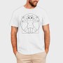 Vitruvian Cat, Tricou Barbati (Unisex)