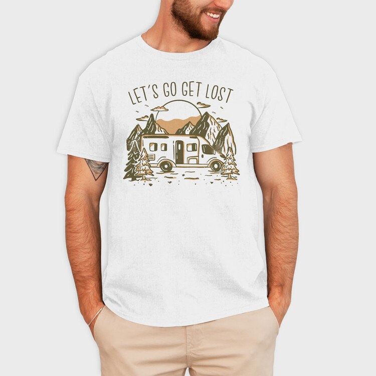 Lets Get Lost Van, Tricou Barbati (Unisex)