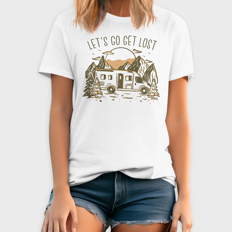 Lets Get Lost Van, Tricou Barbati (Unisex)