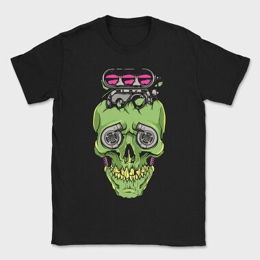 Skull Piston 2, Tricou Barbati (Unisex)