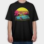 Singer Porsche, Tricou Oversize Barbati (Unisex)