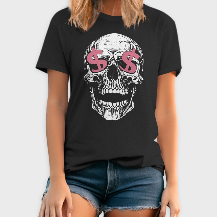 Skull Money, Tricou Barbati (Unisex)