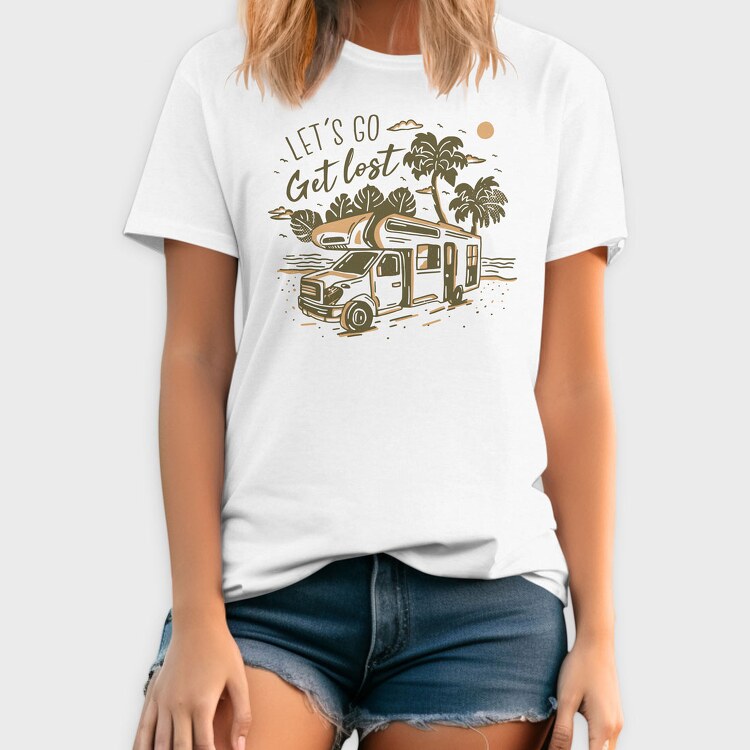 Lets Go Get Lost, Tricou Barbati (Unisex)
