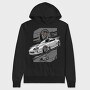 Supra MK4 White, Hanorac Oversize Barbati (Unisex)