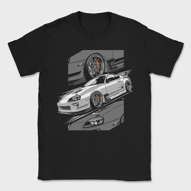 Supra MK4 White, Tricou Barbati (Unisex)