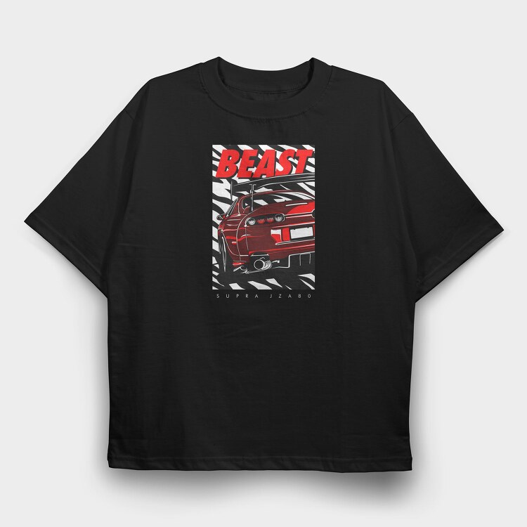 SUPRA JZA80, Tricou Oversize Barbati (Unisex)