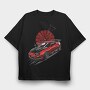SUPRA JDM, Tricou Oversize Barbati (Unisex)