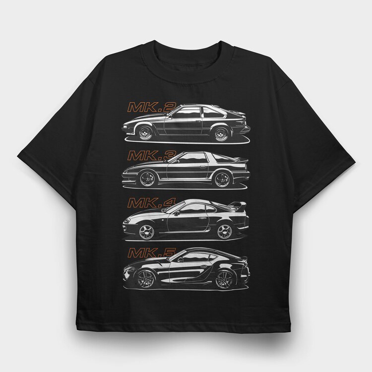 Supra History, Tricou Oversize Barbati (Unisex)