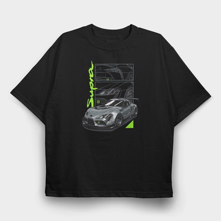 Supra GR, Tricou Oversize Barbati (Unisex)