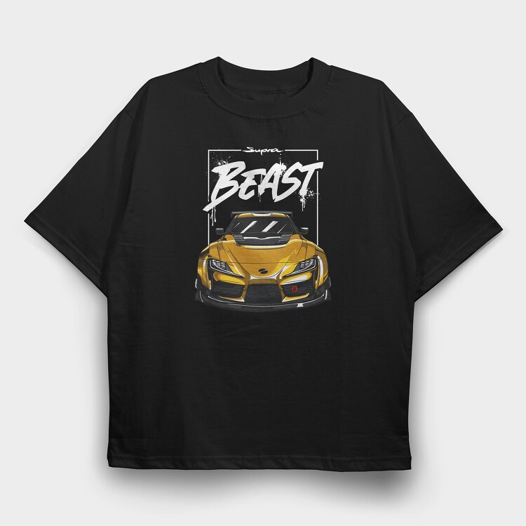 Supra GR Front, Tricou Oversize Barbati (Unisex)