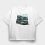 Supra A90, Tricou Oversize Barbati (Unisex)