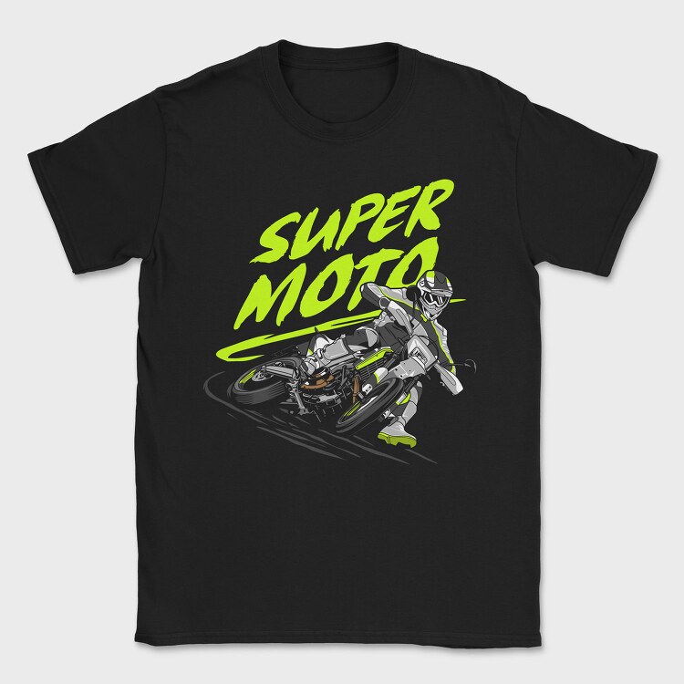 Supermoto, Tricou Barbati (Unisex)