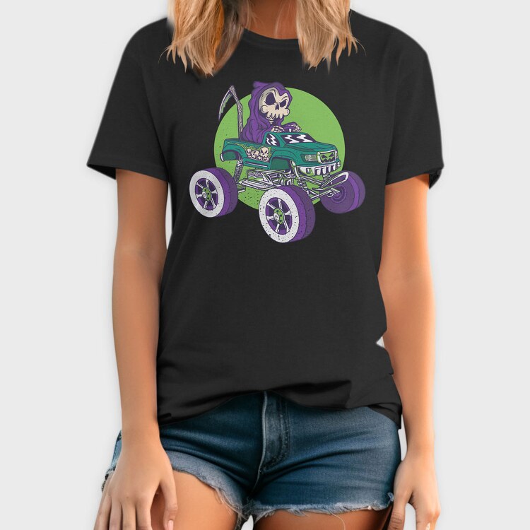 Skull Monstertruck, Tricou Barbati (Unisex)