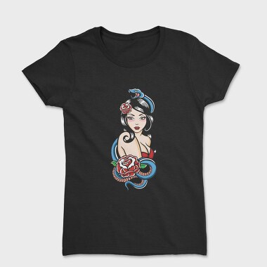 Snake Rose Beauty, Tricou Femei