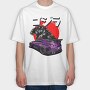 Purple R35, Tricou Oversize Barbati (Unisex)