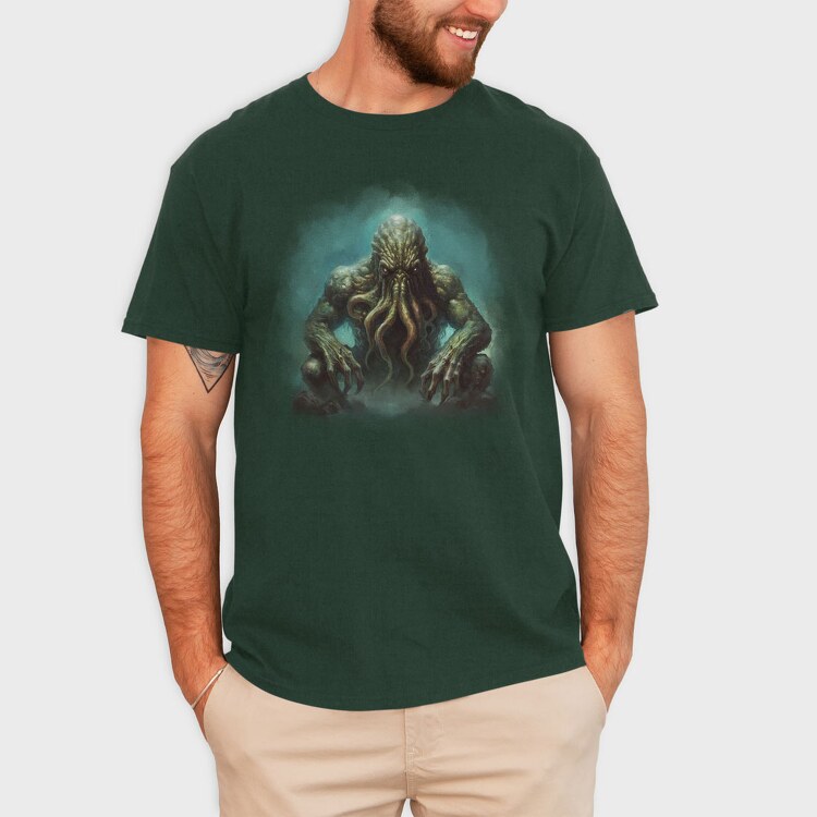 Cthulhu Monster, Tricou Barbati (Unisex)