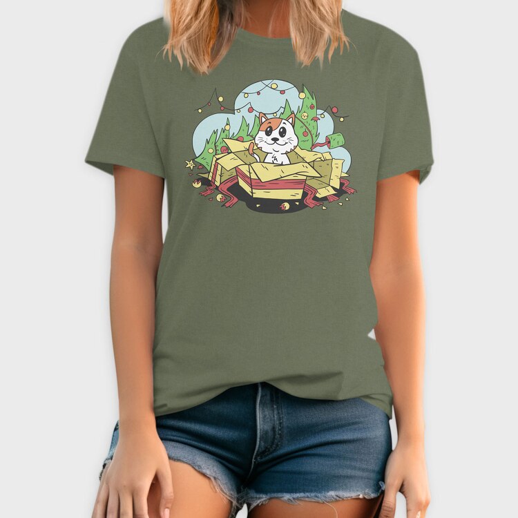 Gift Cat, Tricou Barbati (Unisex)