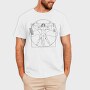 Vitruvian Man Video Games, Tricou Barbati (Unisex)