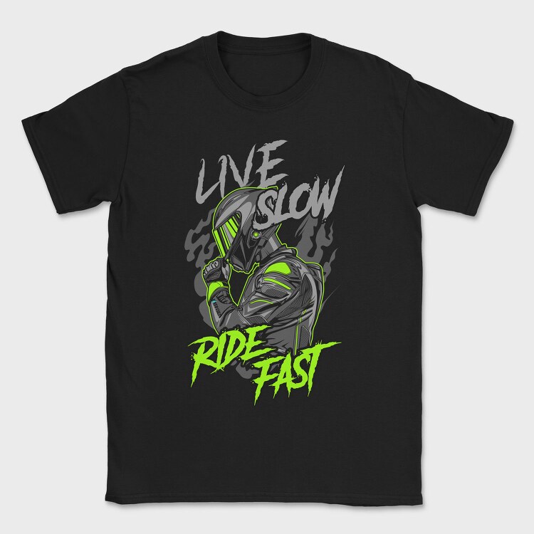 ride fast, Tricou Barbati (Unisex)