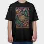 Joy In Every Corner Shapes Maximalism, Tricou Oversize Barbati (Unisex)