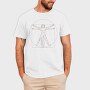 Vitruvian Man, Tricou Barbati (Unisex)