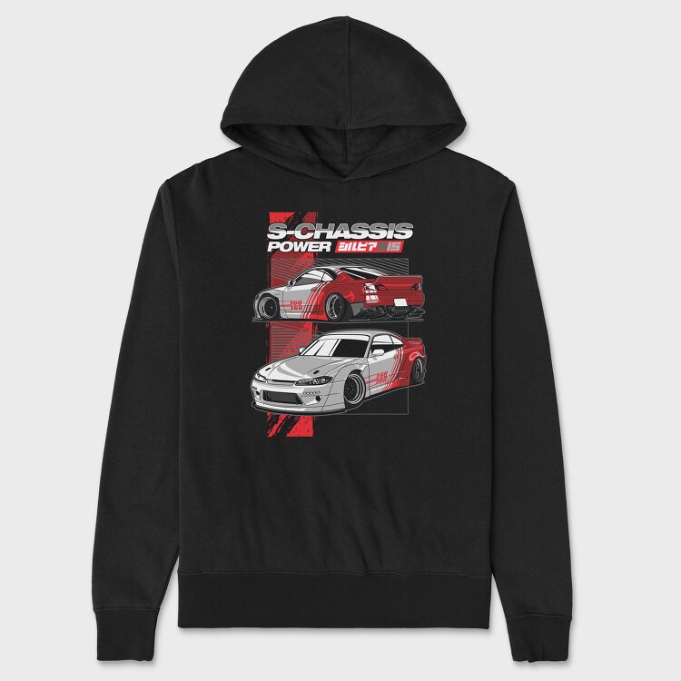 S15 Rocket Bunny, Hanorac Oversize Barbati (Unisex)