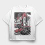 RIVALS, Tricou Oversize Barbati (Unisex)